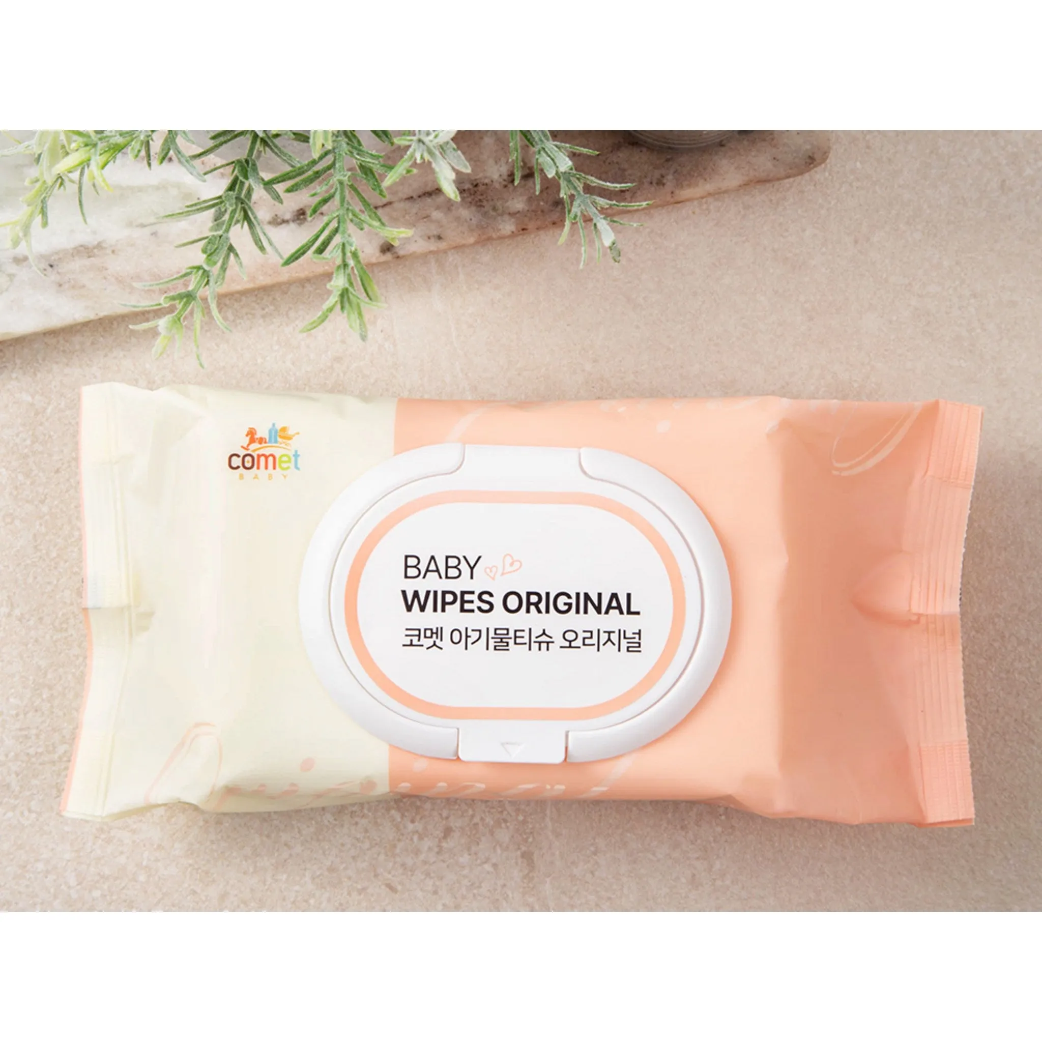 Comet Baby Wet Wipes Original Cap Type, 50g, 100 sheets, 10 packs - 🏆 #8 - Household Items - Best of December