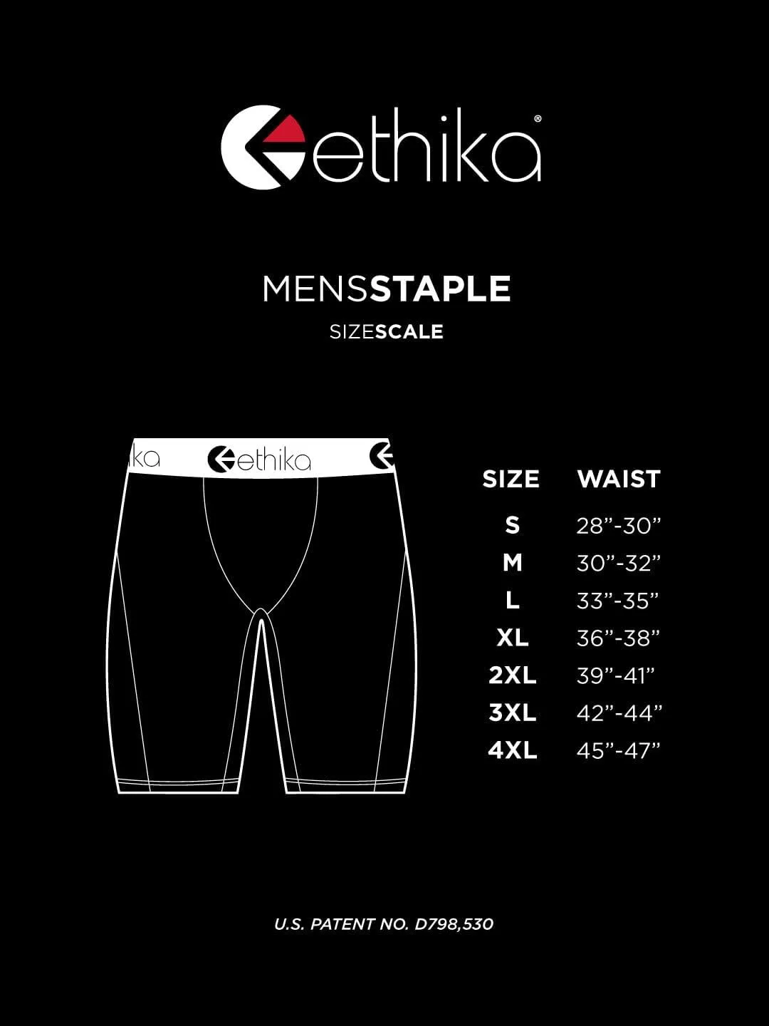Ethika Mens Staple Boxer Brief | Bomber Basq