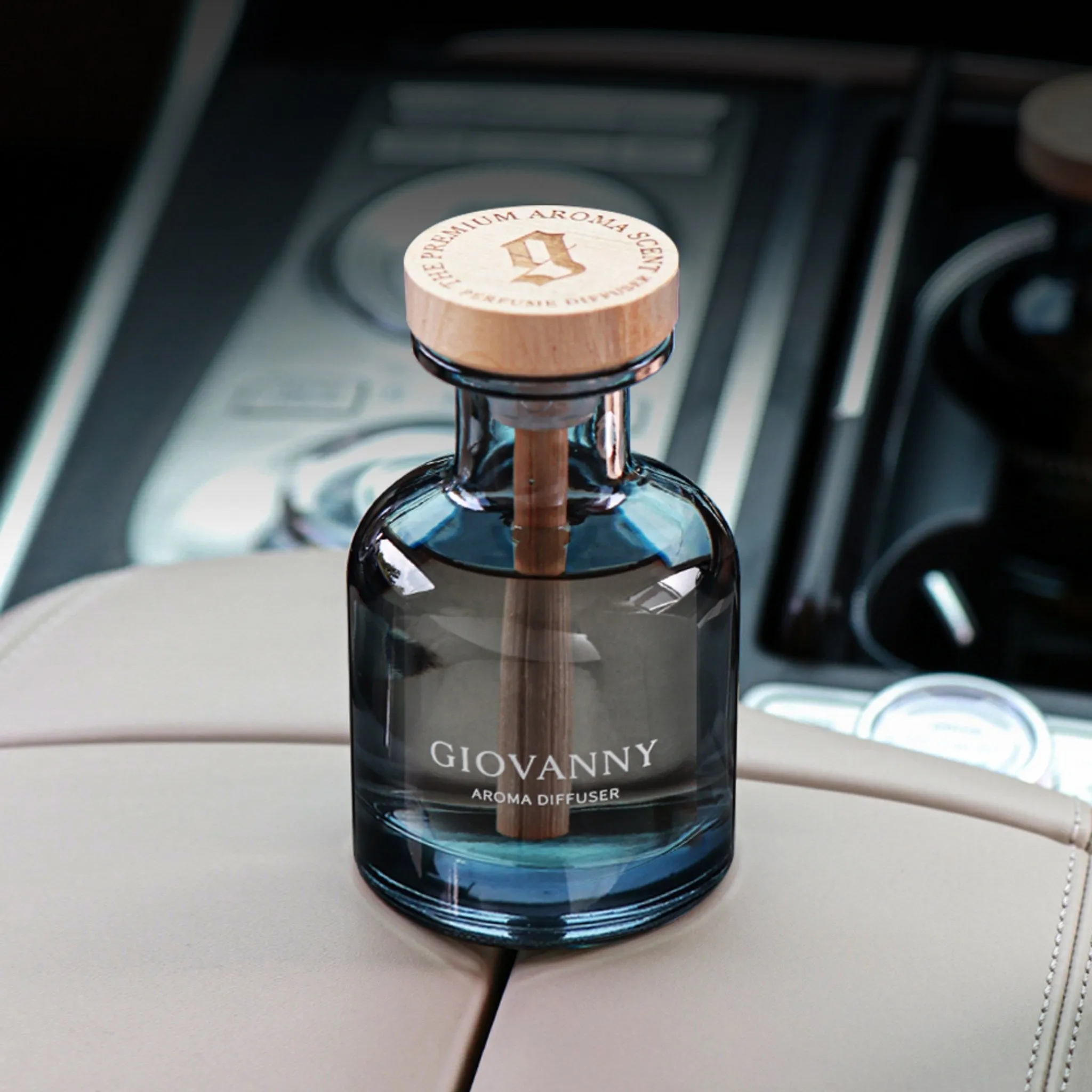 GIOVANNY Cup Holder Car Diffuser 150ml, White Musk, Set of 2 - 🏆 #93 - Automotive Accessories - Best of December