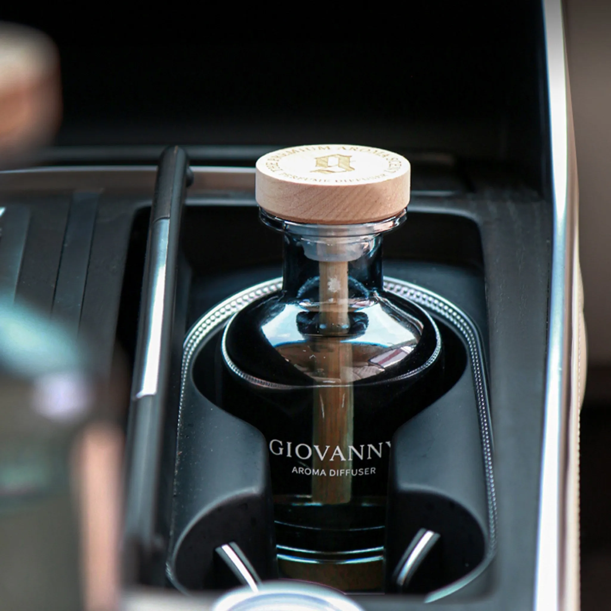 GIOVANNY Cup Holder Car Diffuser 150ml, White Musk, Set of 2 - 🏆 #93 - Automotive Accessories - Best of December