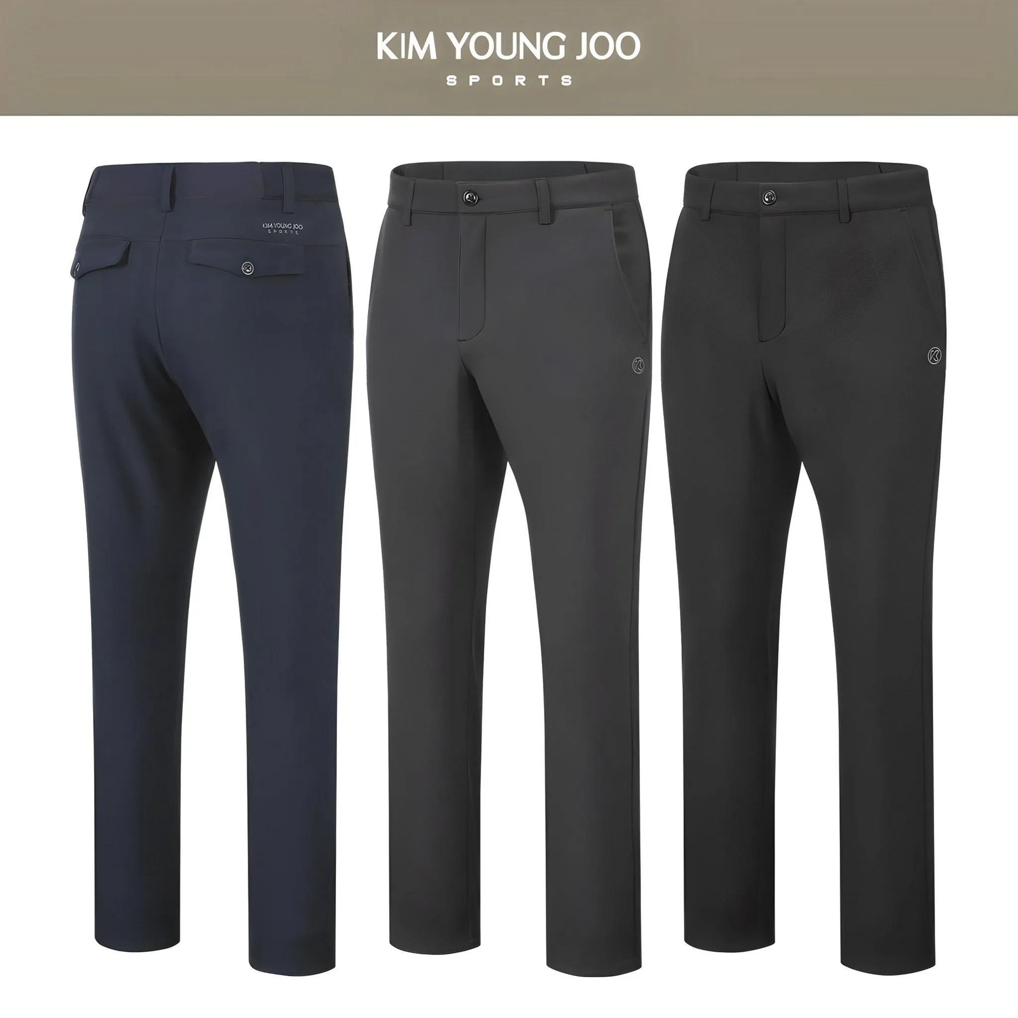 Kim Young-joo Sports Men's Fleece Bonded Golf Pants Winter MP31 - 🏆 #61 - Clothing/Accessories - Best of December