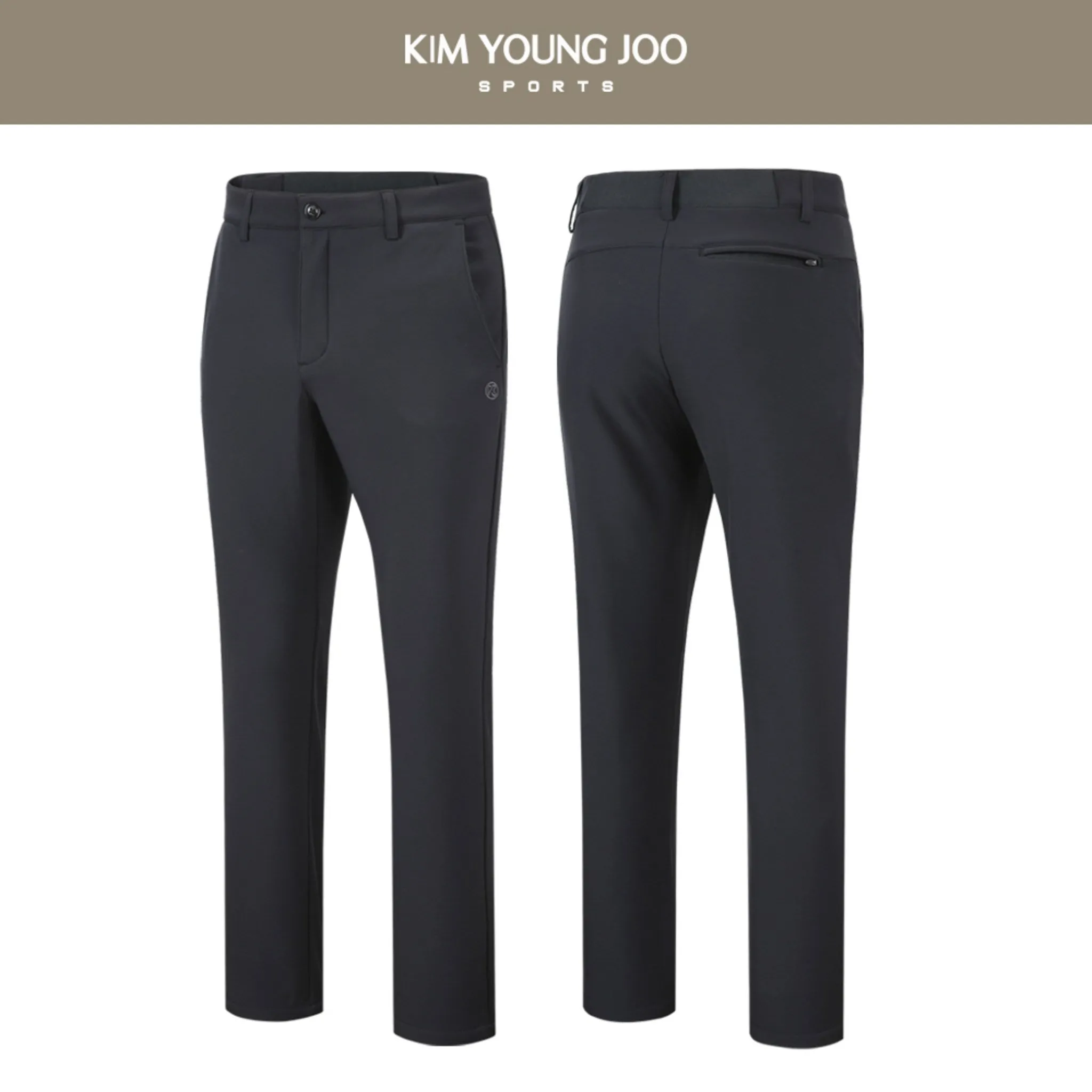 Kim Young-joo Sports Men's Fleece Bonded Golf Pants Winter MP31 - 🏆 #61 - Clothing/Accessories - Best of December