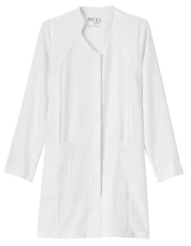 Meta Pro Women's 35 inch Stand Up Collar Stretch Labcoat