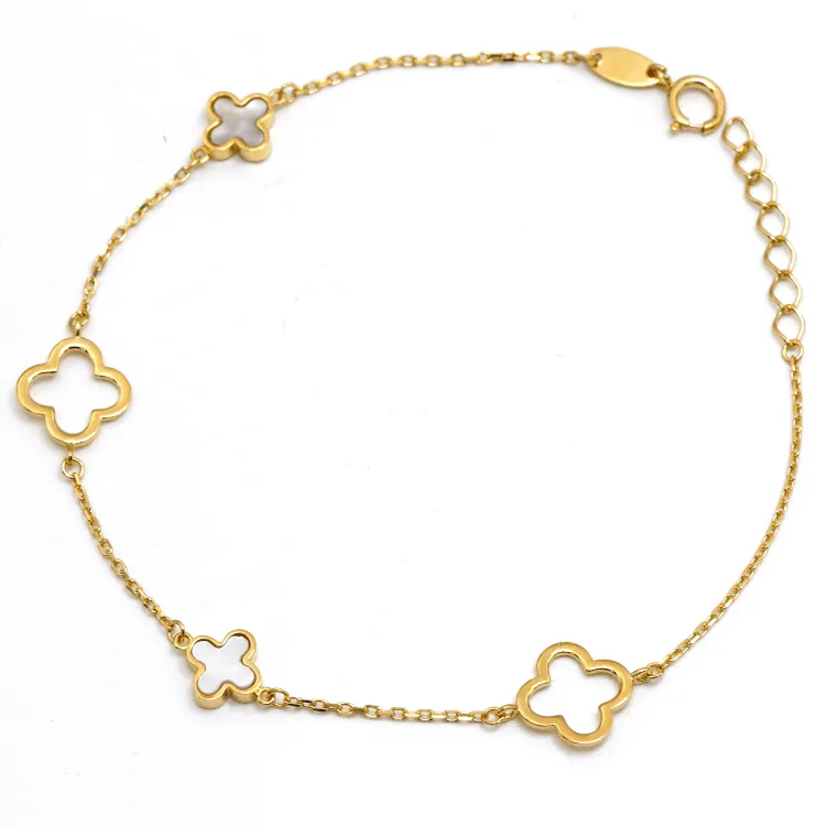 Real Gold 4 VC Adjustable Size Bracelet 0635 BR1274