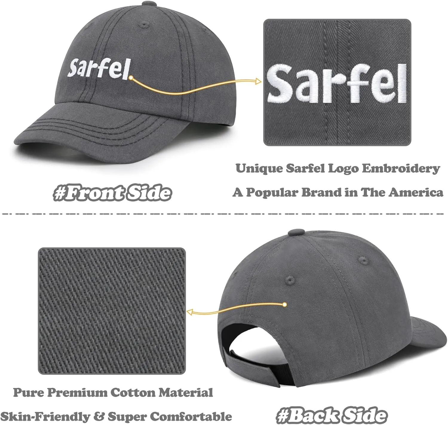 Sarfel Toddler Baseball Hat Baby Baseball Cap Kids Hats Boys Girls Baseball Hat Infant Baseball Cap Toddler Hat Baby Cap